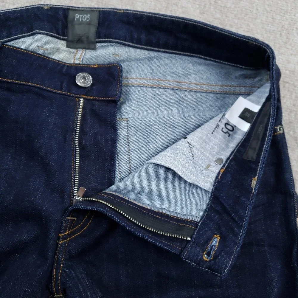 PT05 Jeans Mens 36x33 Blue Denim Slim Fit Stretch Pockets SOUL